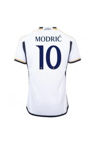 Real Madrid Luka Modric #10 Voetbaltruitje Thuis tenue 2023-24 Korte Mouw